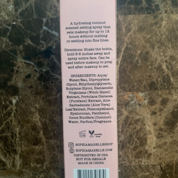 SET + PREP Setting Spray SOPHIA+MABELLE - Picture 2 of 2